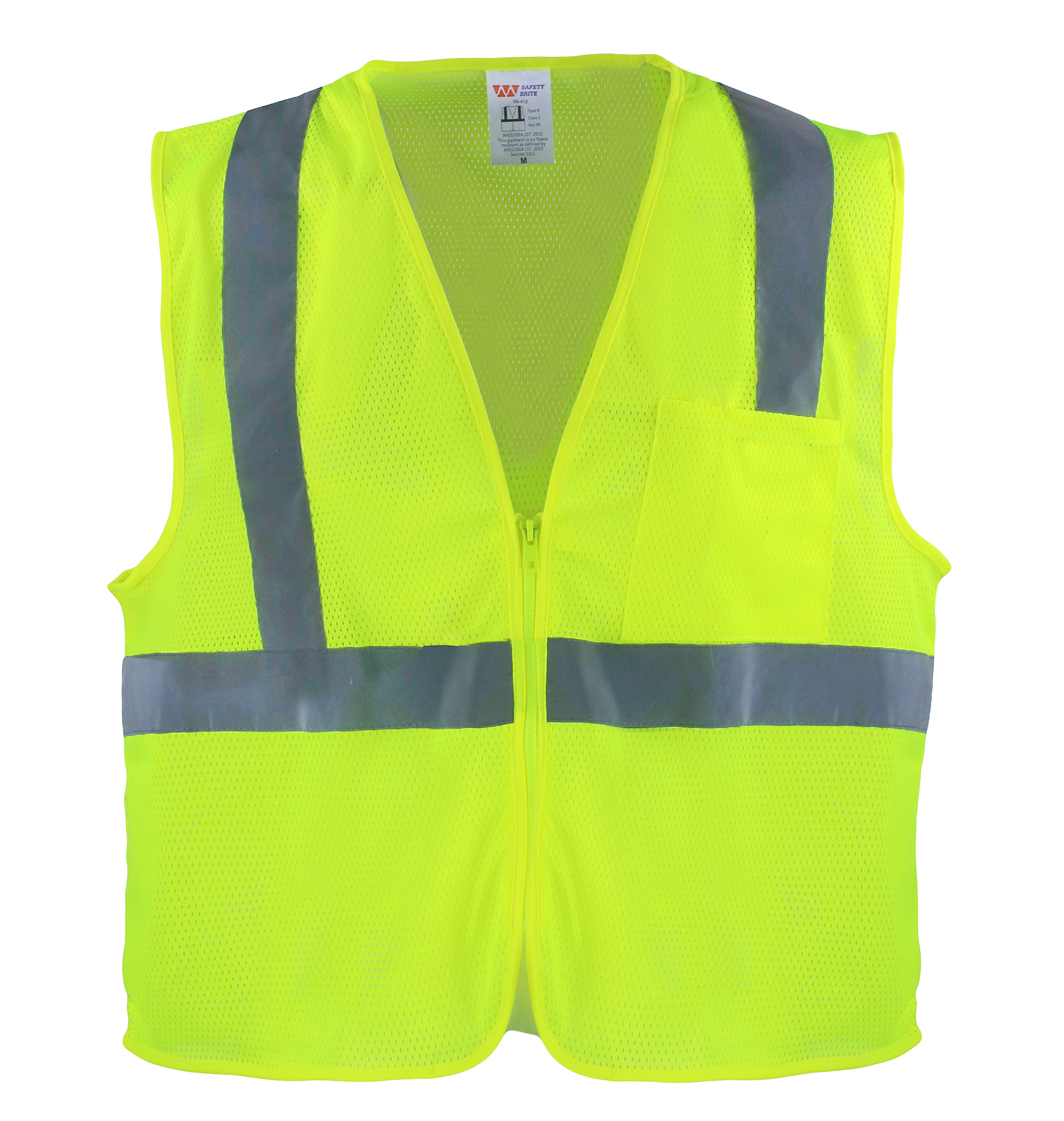 Picture of Safety Brite SB-41Z HI VISIBILITY MESH SAFETY VEST